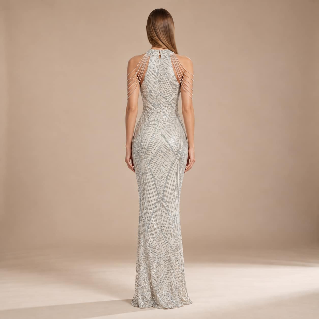 Elara Silver Embellished Gown (3)
